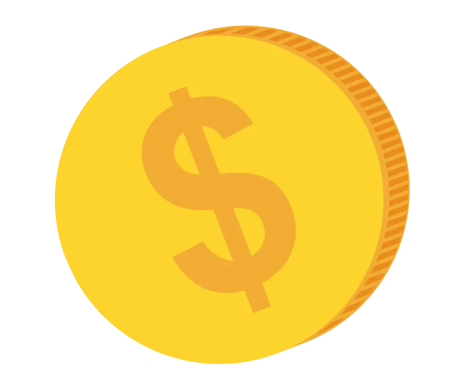 Pictogramme pièce de monnaie